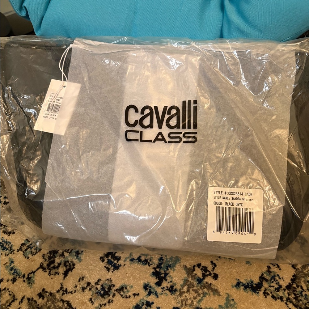 Cavalli Class Black Logo on Silver